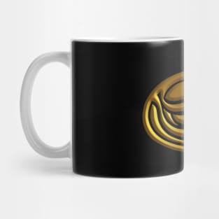 Om Mudra Gold Embossed Mug